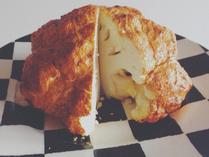 Spiced Whole Roasted Cauliflower